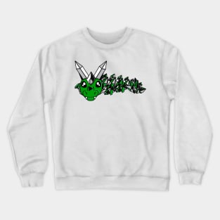 Demiromantic Pride Fidget Crystal Dragon Crewneck Sweatshirt